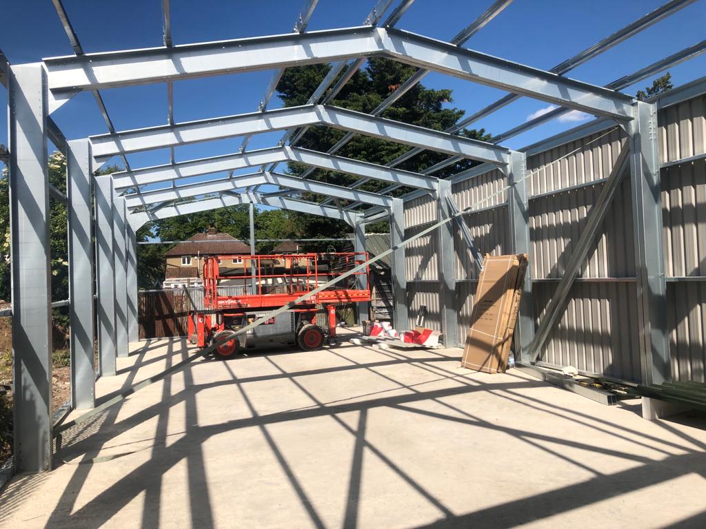 Agricultural Steel Buildings With Mezzanine Floor In Cheshire