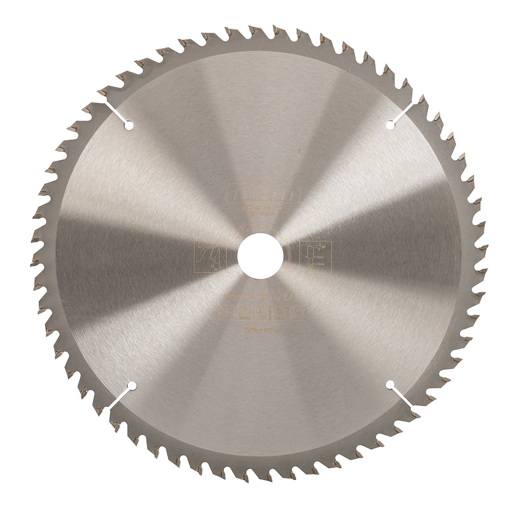 Triton 300 x 30mm 60T Woodworking Saw Blade