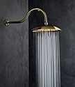 Retro Gold Rainfall Shower Head (75KG)