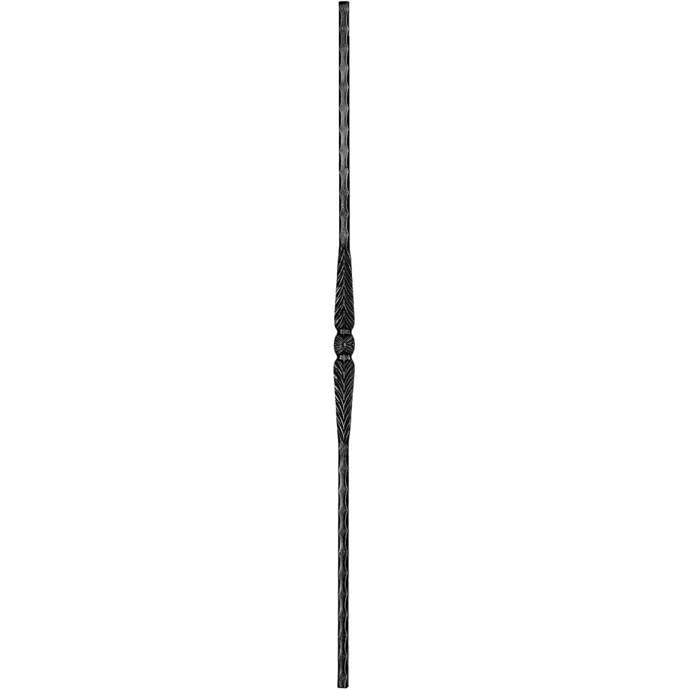 Hammered Square Bar Baluster in 14mm