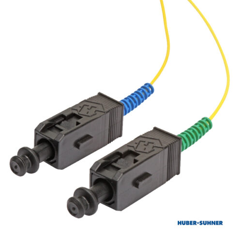 HUBER+SUHNER Single Mode SC-HQ BTW Fibre Pigtails APC UPC