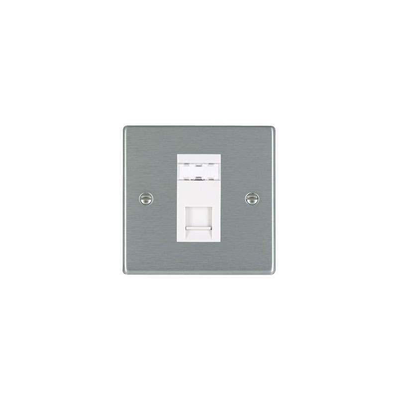 Hamilton Hartland 1 Gang RJ12 Outlet-Unshield WH