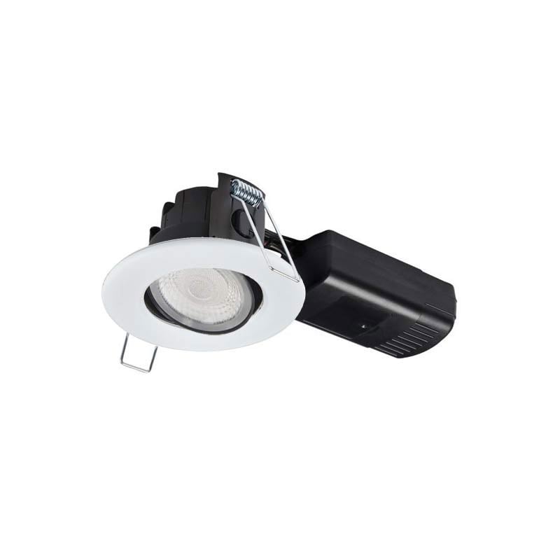 Collingwood H4 Pro Elect Fire-Rated Downlight 1800K-3000K Matt White