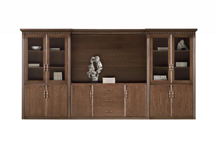 High Quality Executive Bookcase 4010mm Wide Storage Unit - BKC-KM4J07