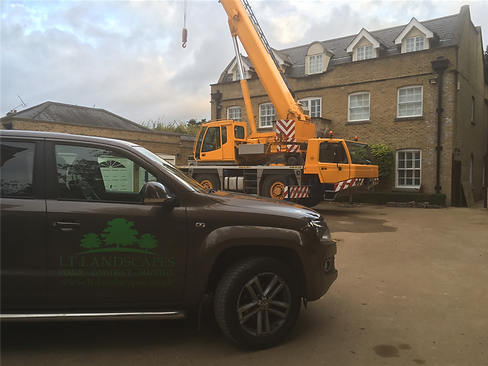 Hertfordshire Porcelain Patio Construction