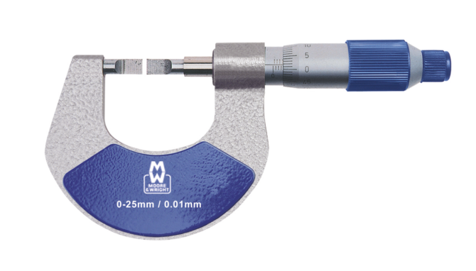 Suppliers Of Moore & Wright Workshop Blade Micrometer 275 Series - Metric For Aerospace Industry