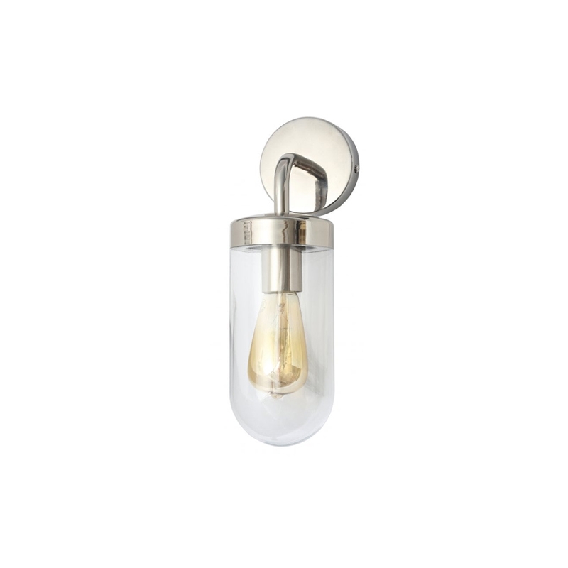 Forum Kew Wall Lantern E27 Polished Stainless Steel