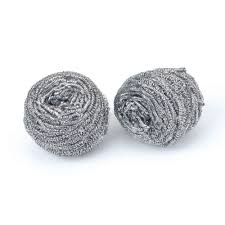 Extra Large Stainless Steel Scourers - 3.09''6 - Pack of 2 For Hospitality Industry
