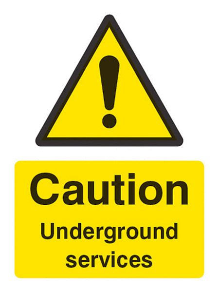 Caution underground services