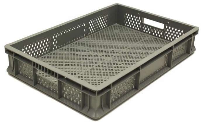 17 Litre Perforated Euro Plastic Stacking Container
