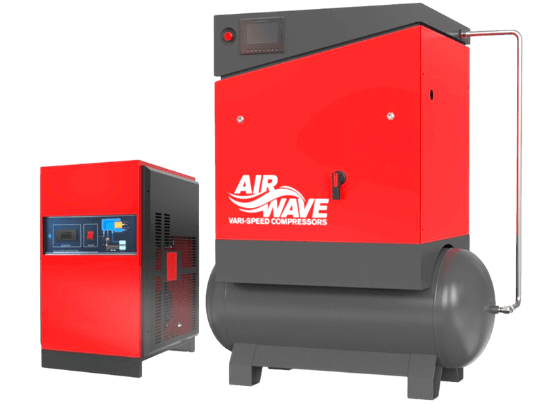 Airwave VARI Speed Air Compressor 15HP 300L Tank and Dryer for Professional Workshops Requiring Reliable Compressed Air