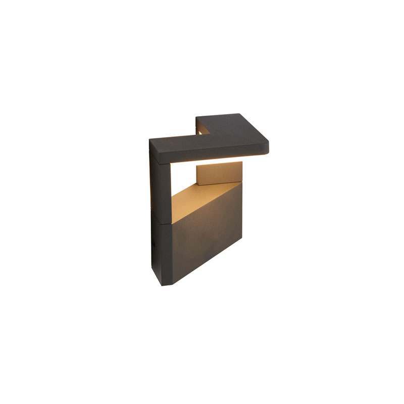Ansell Arco LED Outdoor Graphite Wall Light 9W