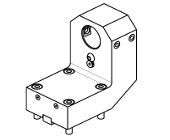 Special radial re-directed driven tool 376