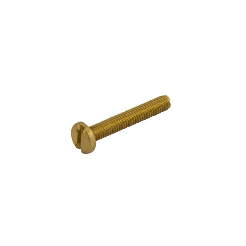 Unicrimp M4x6mm Brass Panhead Machine Screws (Pack of 100)