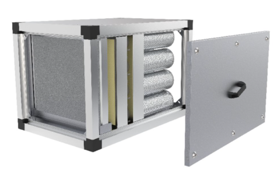 KKF-KITCHEN 127-filter-section with alu-, panel- and carbon-filters
