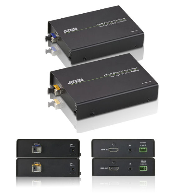 VE882 - Aten - HDMI Optical Extender / HDMI Fibre Optic Extender (1080p&#64;600m)