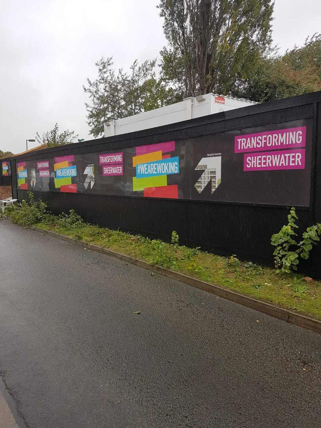 Eye-Catching Construction Site Hoardings Wandsworth
