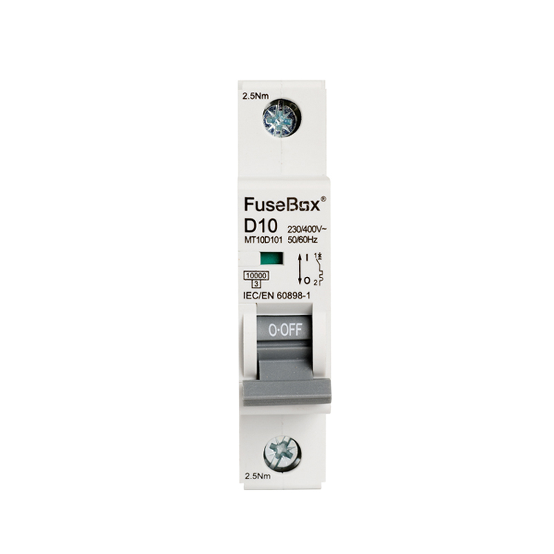 FuseBox MT10D101 MCB 10 Amp D Type 10kA 1 Pole