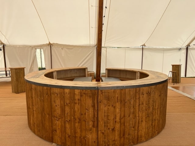 Circular Bar Fronts For Marquees To Hire Essex