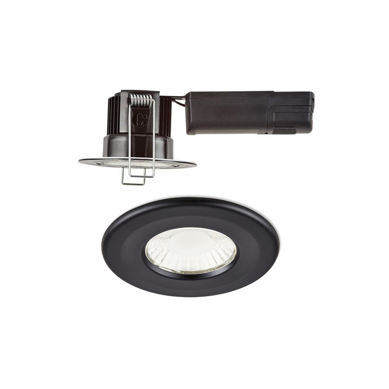 Collingwood H2 Lite CSP LED Downlight Matt Black 2700K-4000K