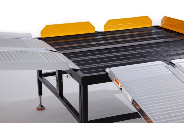 Adjustable Platform -  (935mm x 1010mm) Black With Yellow edges