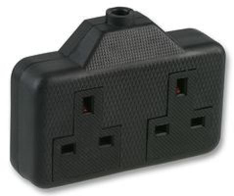 230V 13a Black 2G Trailing Socket
[CP-213S-2G-B]