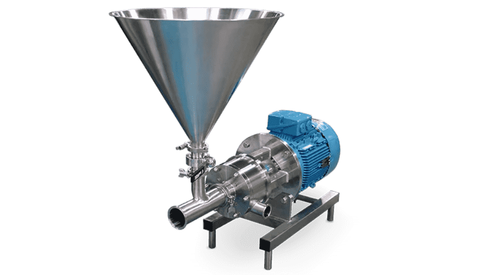 Flashmix � production scale powder/liquid mixer