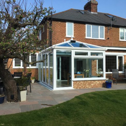 Modern Glass Conservatories With Tiled Roof Options