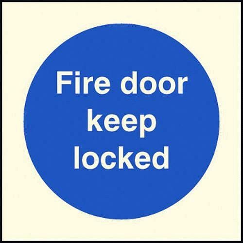 Fire door keep locked