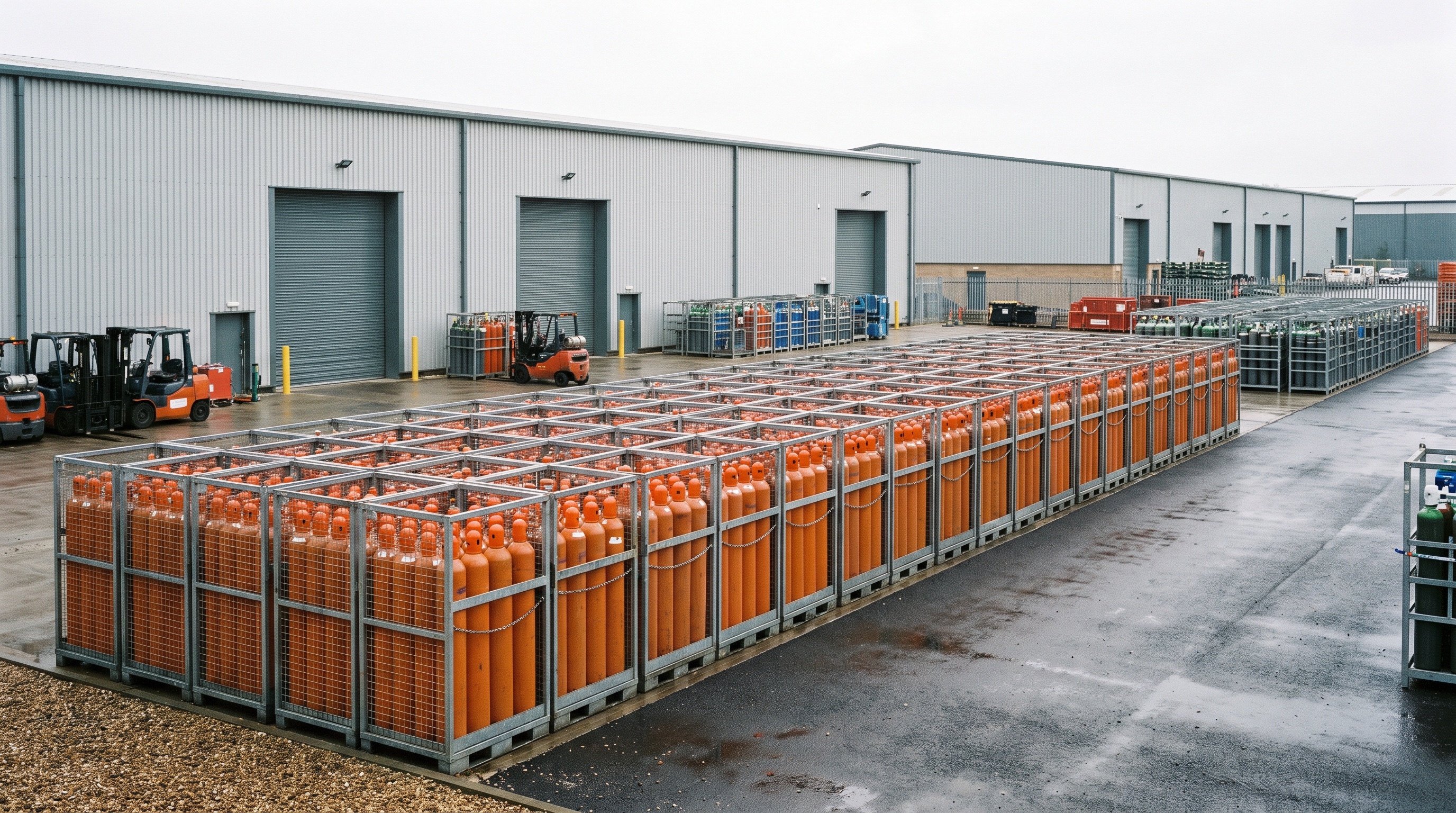 Bulk Gas Cylinder Storage Facilities For Businesses