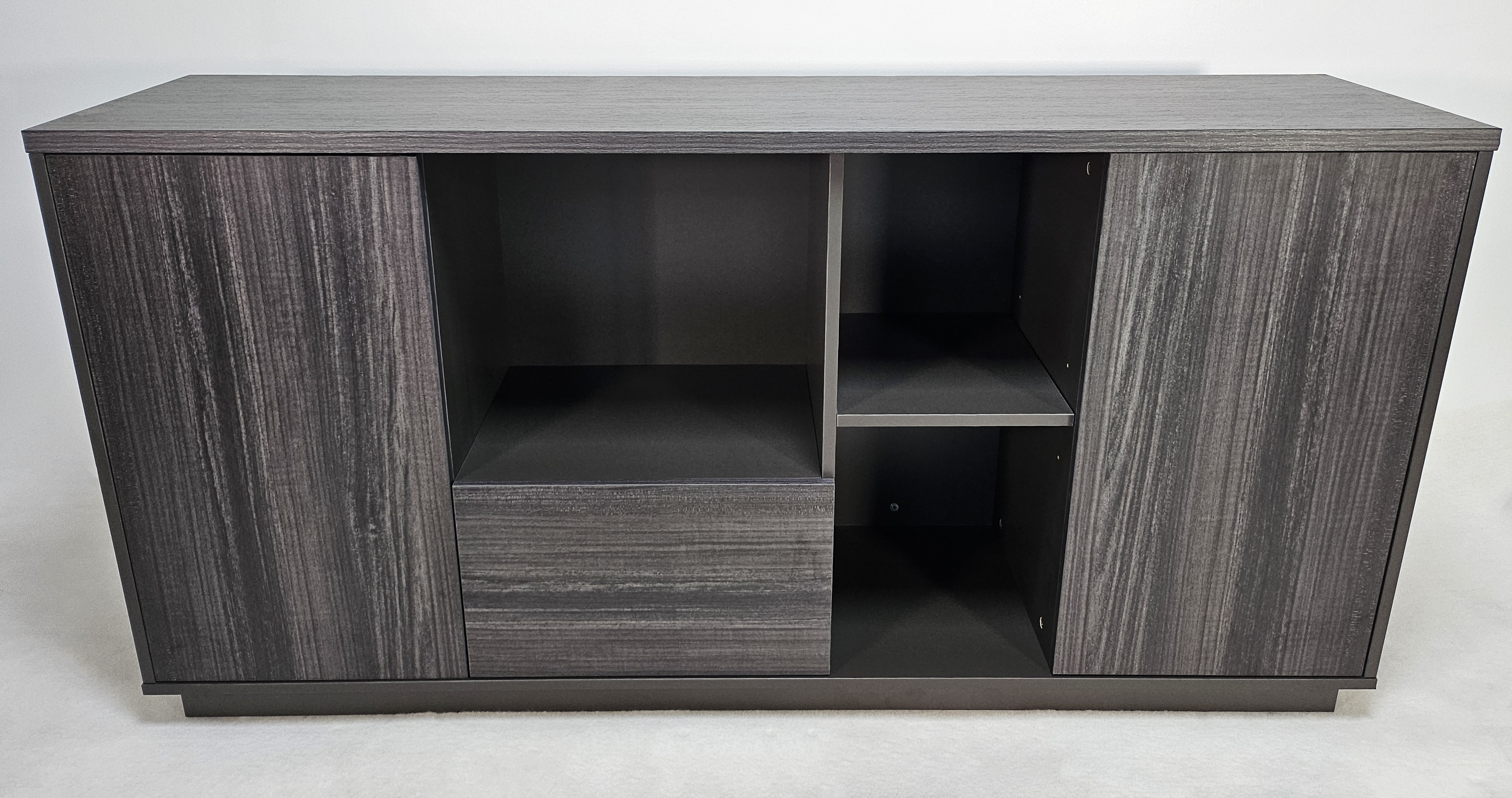 Modern Grey Oak Executive Cupboard - 1600mm - DB-S0116-26 UK