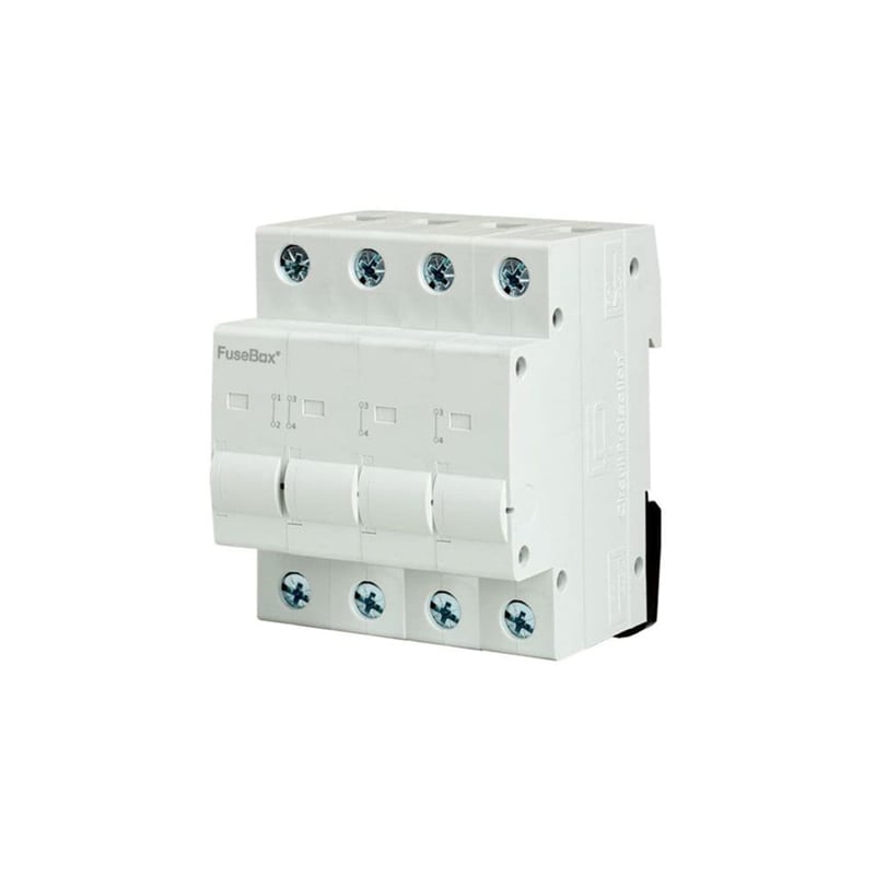 FuseBox 125A 4 Pole Din Rail Connector