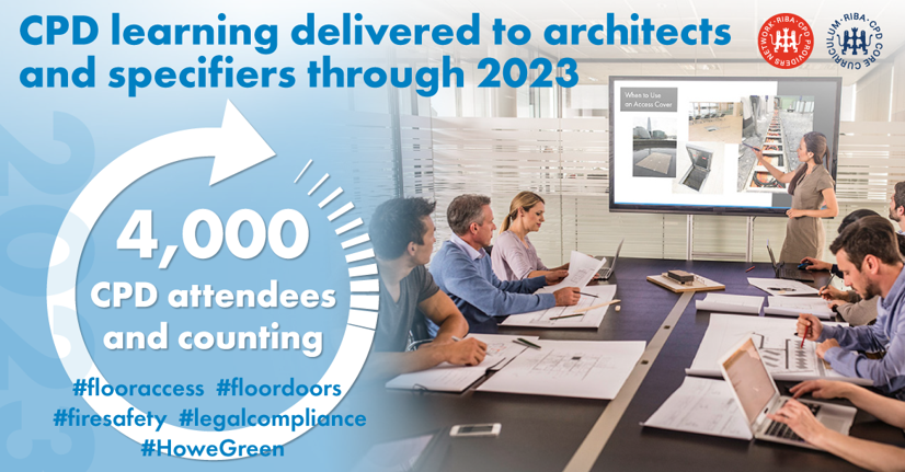 Howe Green has supported more than 4,000 industry professionals with the very latest guidance on regulations and best practice through its RIBA-accredited CPDs