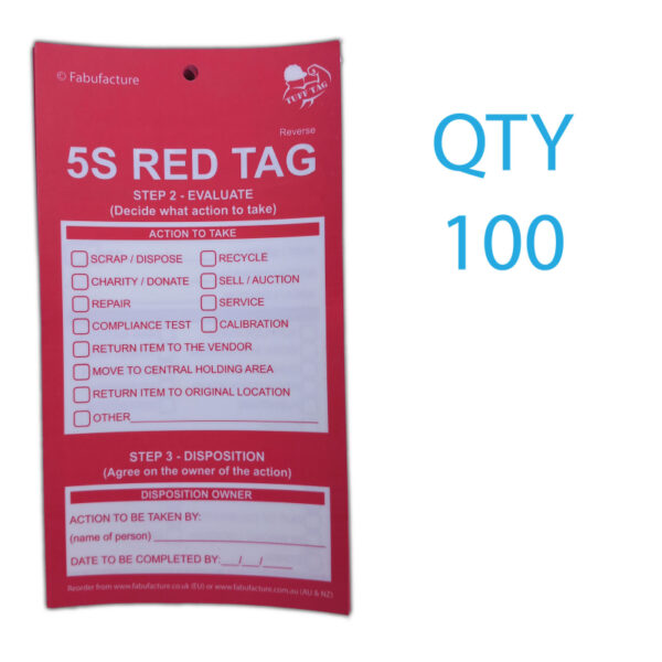 Industrial 5S Tuff Tags for Harsh Environments