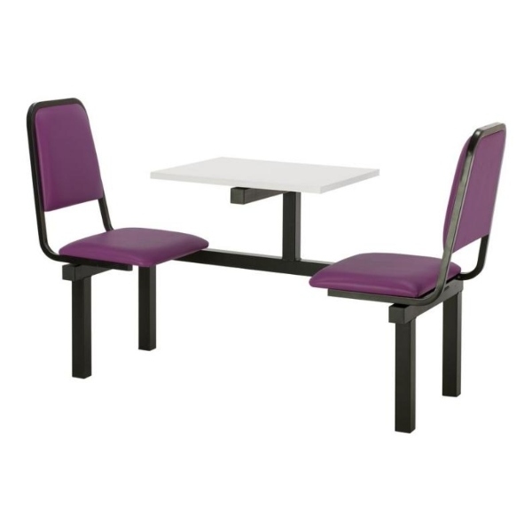 CU92 - 2-Seater Chester Canteen Unit - Purple, White