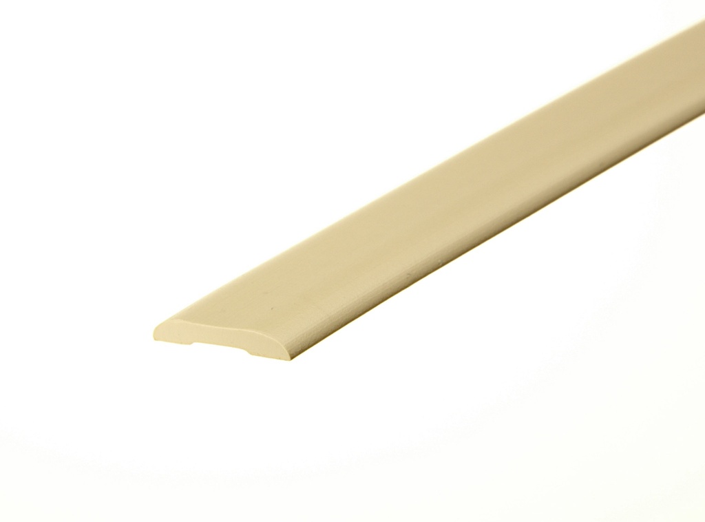 Cream Screw Cover Strip Herzim Trim - 14.9mm Wide
