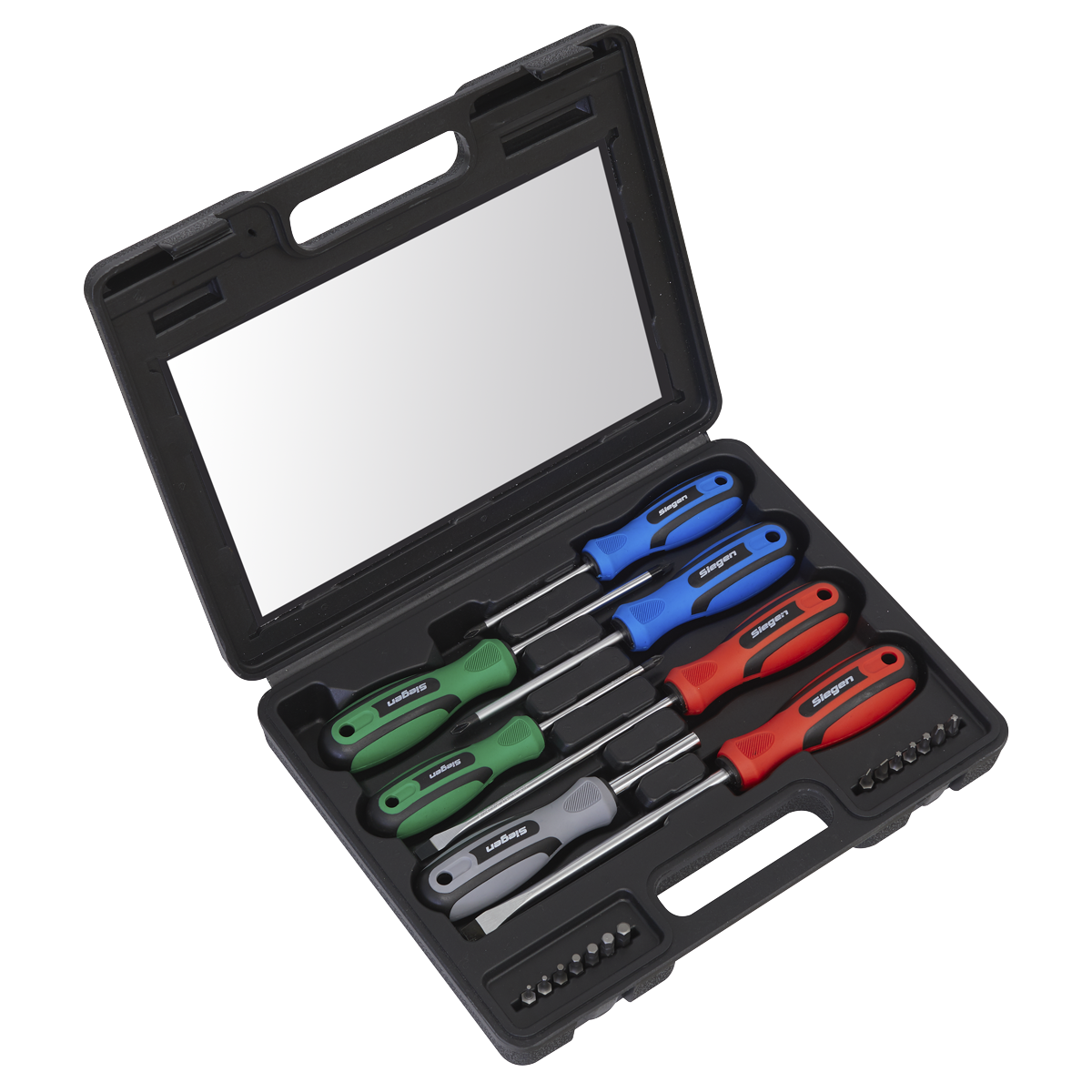 Sealey S0923 Screwdriver Set with Carry-Case, 21 Pieces