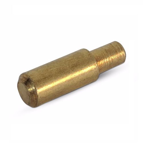 Cyl. Plug-in Shelf Support for 5mm Hole Brass