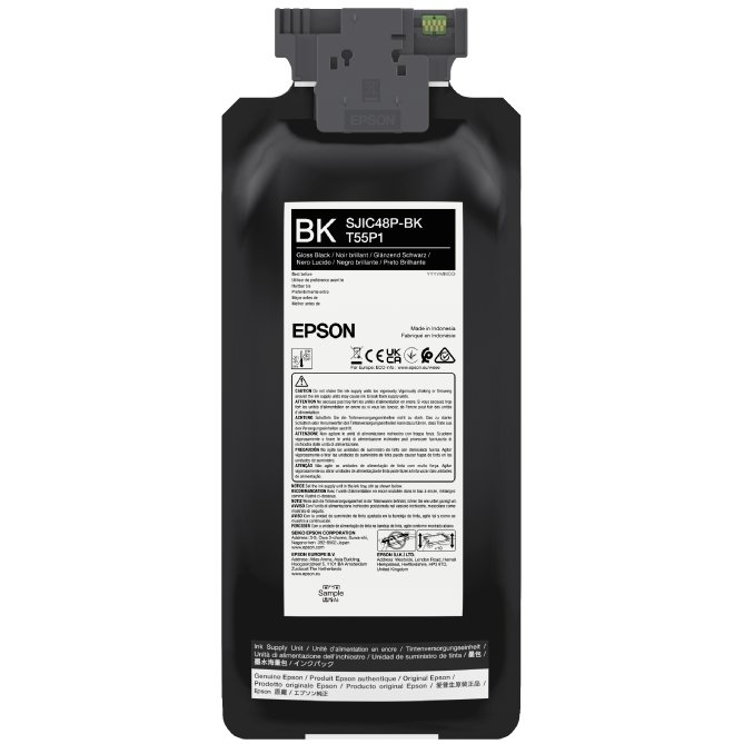 Epson ColorWorks C8000e Ink Cartridge Black - SJIC48P-BK