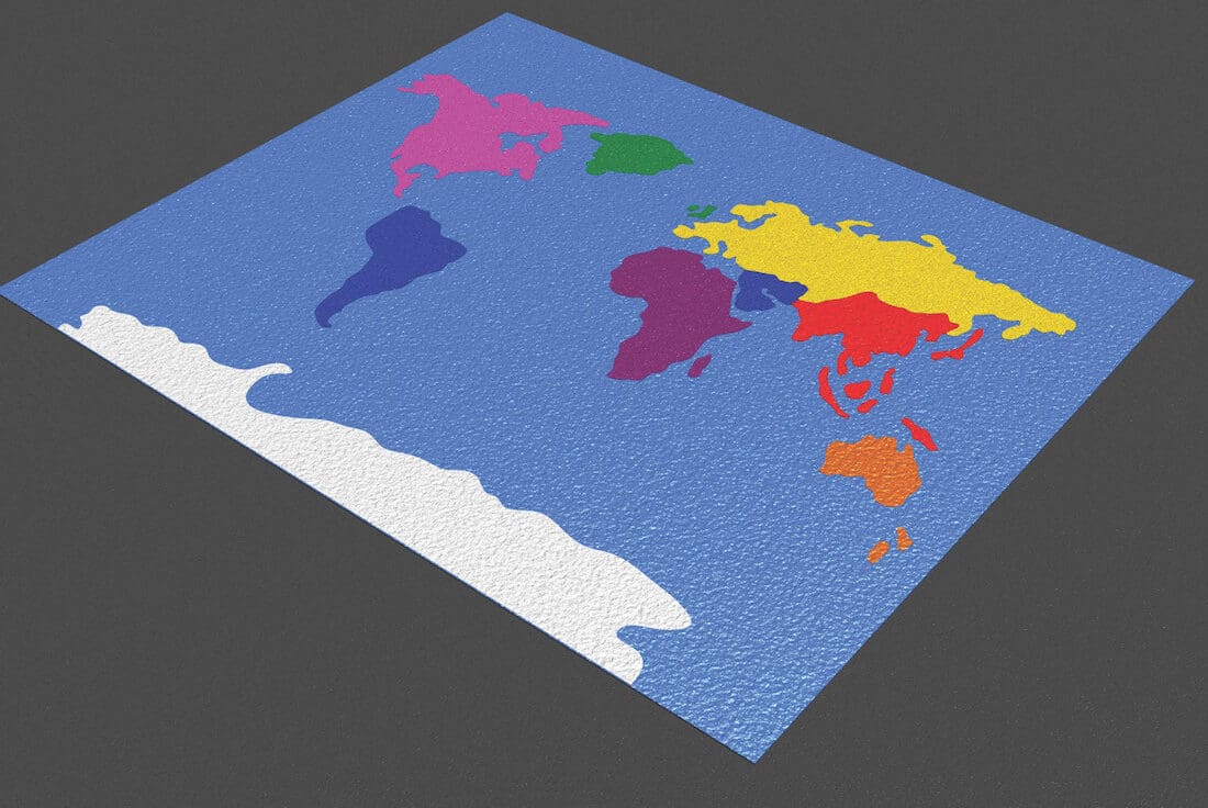 World Map - Playground Graphics
