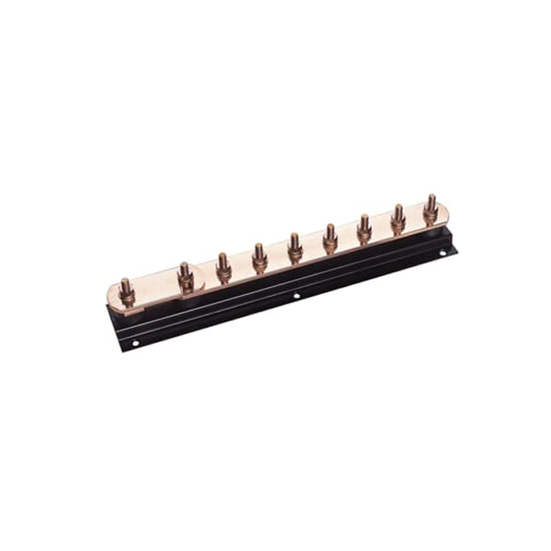 ABB Furse Copper Earth Bar with Stainless Steel Fixings and Single Disconnecting Link 6 Way