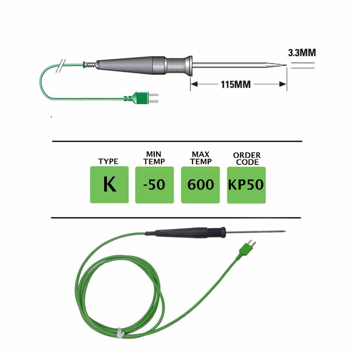 UK Providers Of KP50 K Type Needle Probe