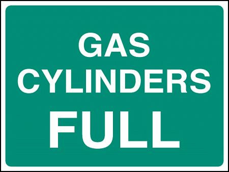 Gas cylinder full