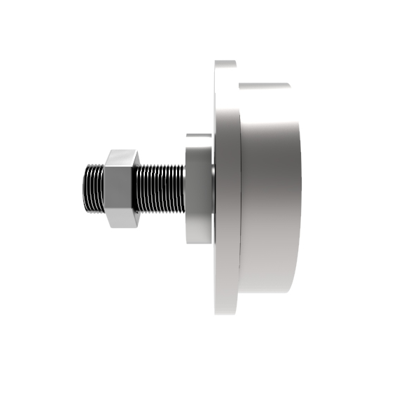 Steel Parallel Flanged 55mm 'I' Beam Wheel with M24 Axle 370kg