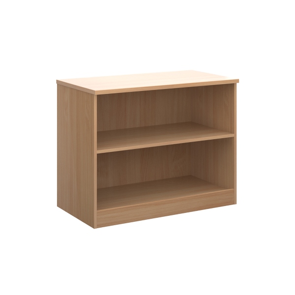 Deluxe Bookcase with 1 Shelf - Beech