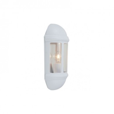 Ansell Latina Polycarbonate Photocell Half-Lantern White