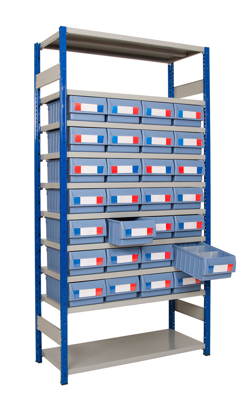 Shelf Trays on Racks- Bay D