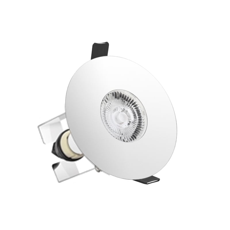 Integral Evofire GU10 Downlight Chrome Insulation Coverable 70-100mm