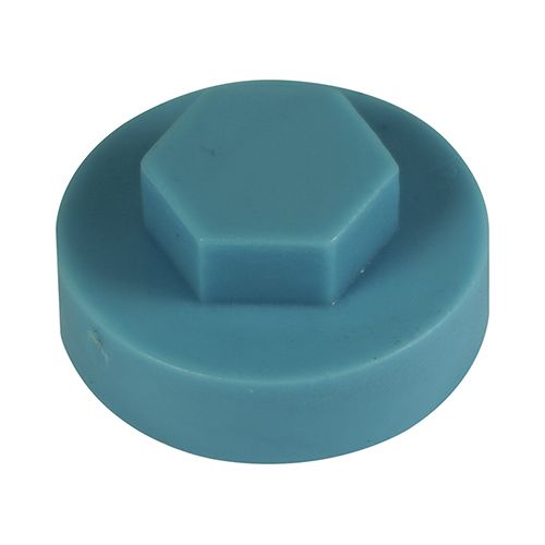 TIMco 19mm Wedgewood Blue Push-On Cover Cap