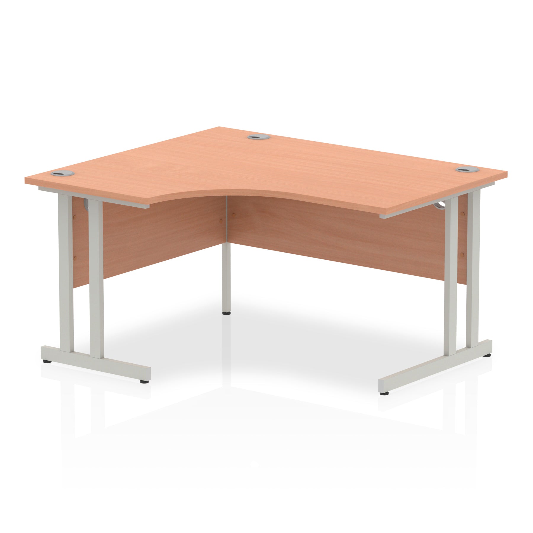 Impulse Left Hand Crescent Desk Cantilever Leg - 1400mm - Multiple Colour Options UK